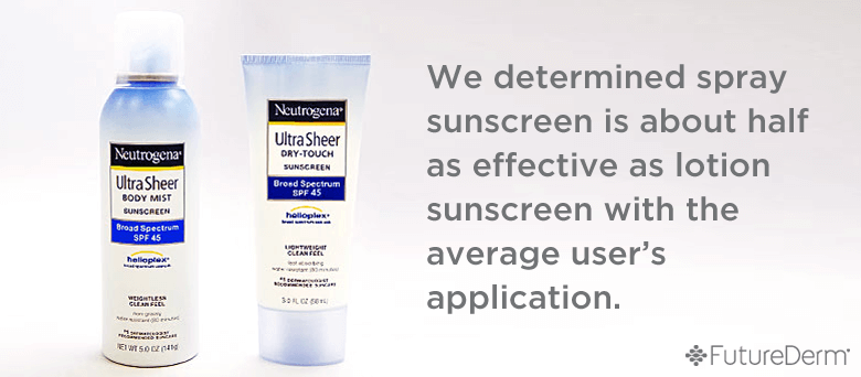 Spray Sunscreen vs. Lotion
