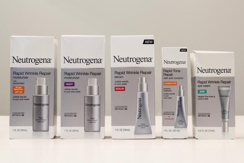 Neutrogena rapid tone repair dark spot corrector before and after Neutrogena Rapid Wrinkle Repair Collection With Retinol Sa Review Futurederm
