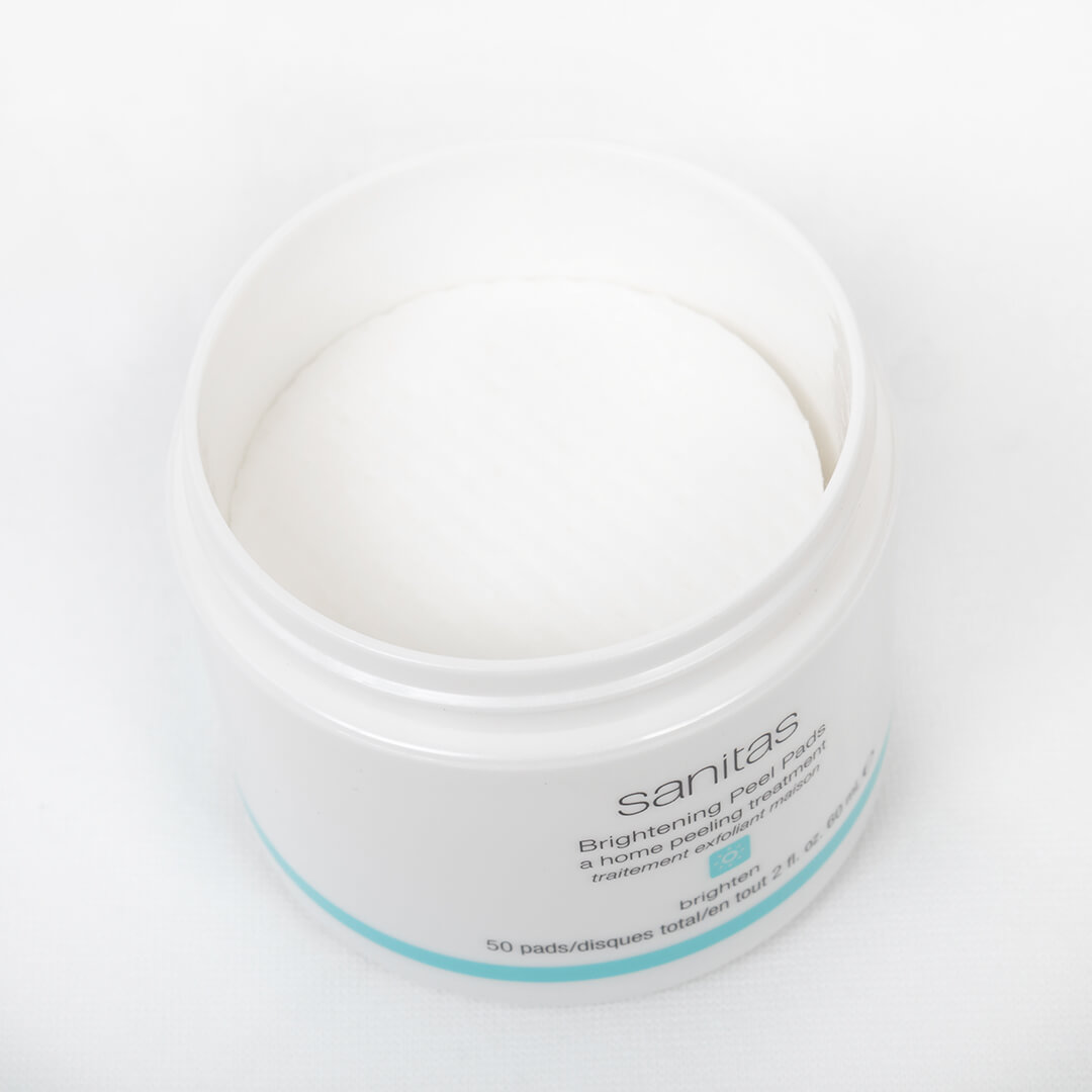 sanitas brightening peel pads